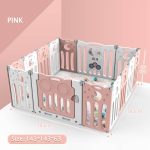 أقفاص أطفال مربعة قابلة للطي<span> - </span>وردي